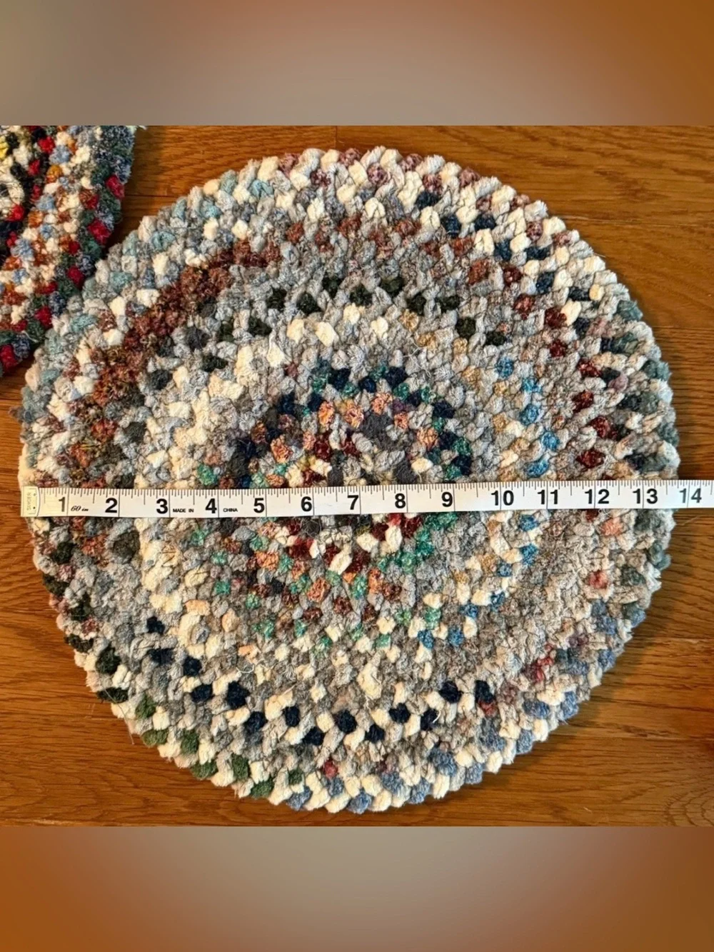 Vintage Braided Farmhouse Country Trivets Placemats Lot Of 5